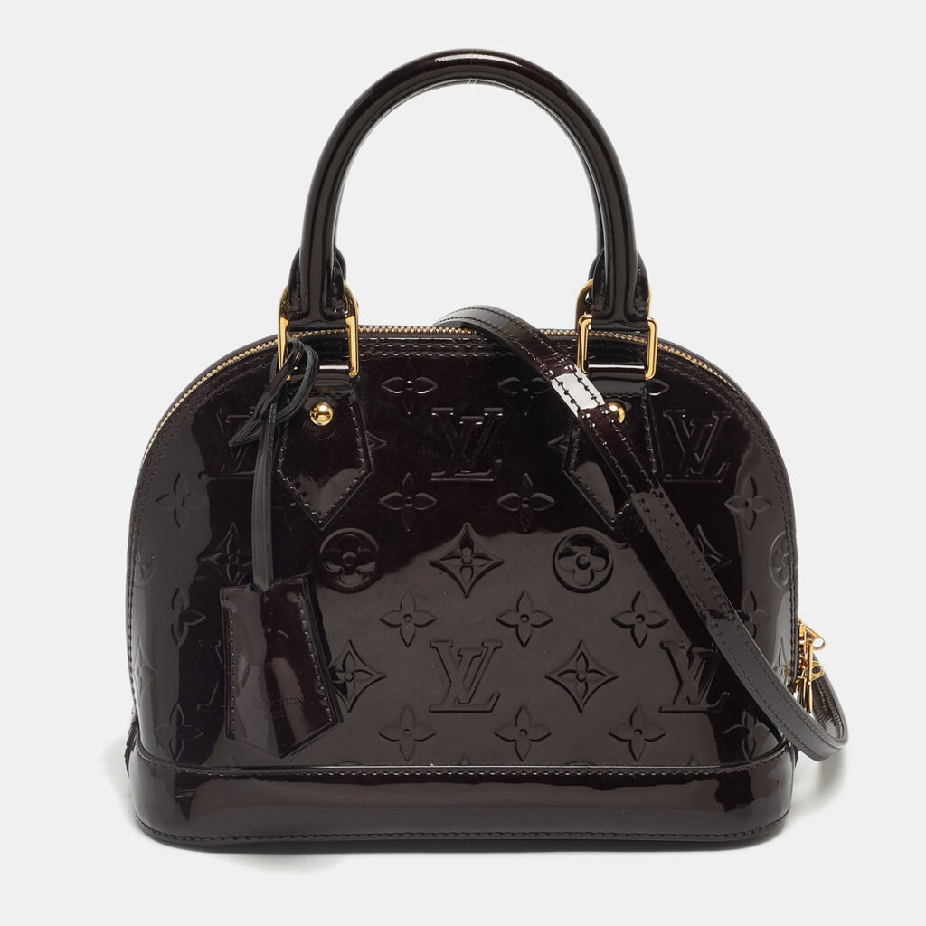 Louis Vuitton Amarante Monogram Vernis Alma BB Bag