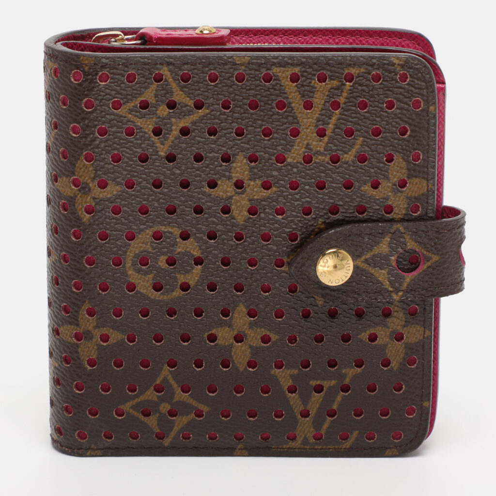 Louis Vuitton Monogram Perforated Canvas Limited Edition Wallet Louis Vuitton Monogram Perforated Canvas Limited Edition Wallet