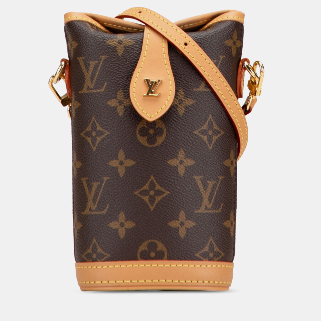 luxury-women-louis-vuitton-used-handbags-p1225110-010.jpg Louis Vuitton Brown Monogram Fold Me Pouch