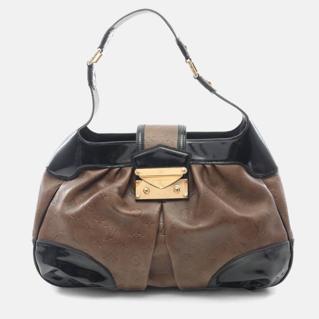 Louis Vuitton Pochette Milla MM Brown Monogram Canvas Shoulder Bag