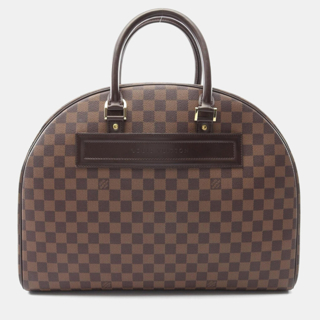 Louis Vuitton Neverfull MM Brown Damier Ebene Canvas Tote Bag