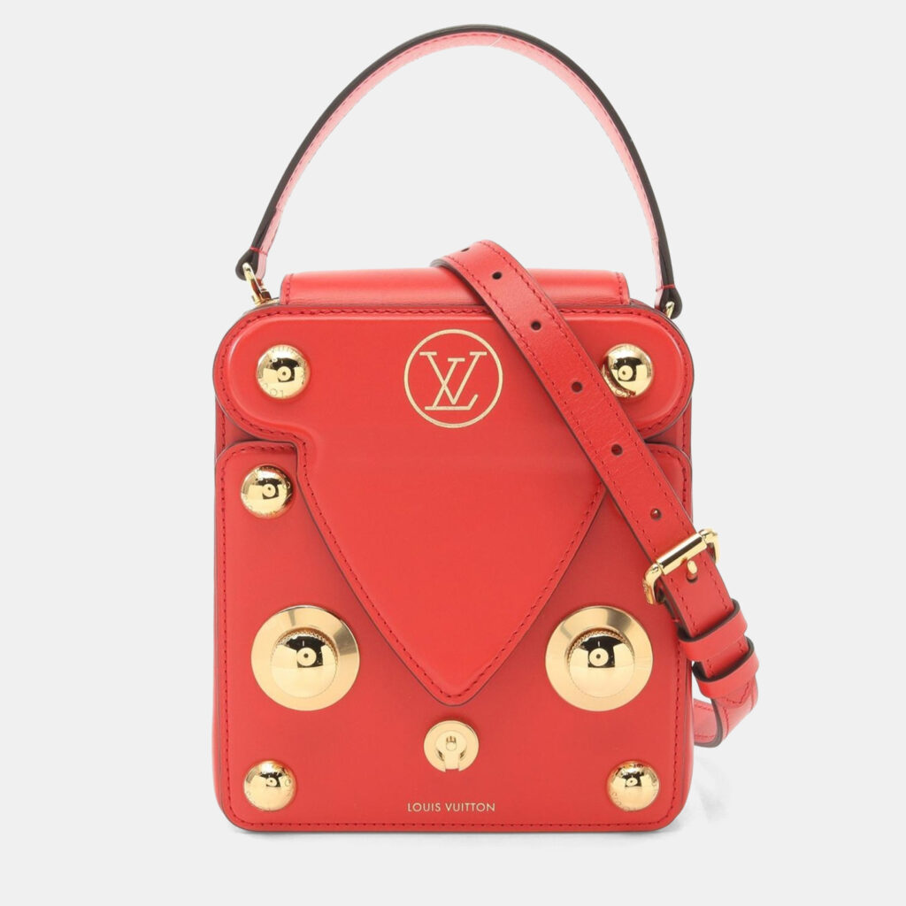 Louis Vuitton OnTheGo East West Red Monogram Empreinte Leather Tote Bag