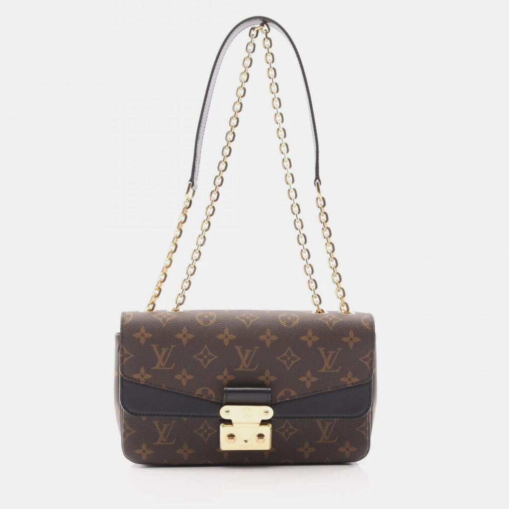 Louis Vuitton Sac Plat BB Brown Monogram Canvas Shoulder Bag Louis Vuitton Sac Plat BB Brown Monogram Canvas Shoulder Bag
