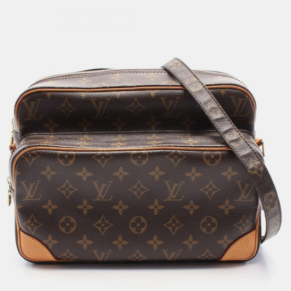 Louis Vuitton Nil Brown Monogram Canvas Shoulder Bag Louis Vuitton Nil Brown Monogram Canvas Shoulder Bag