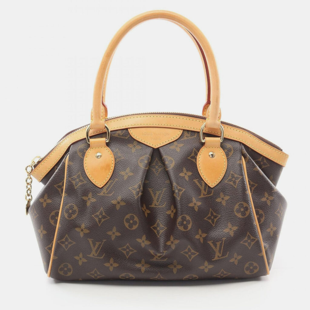 Louis Vuitton Tivoli PM Brown Monogram Canvas Top Handle Bag Louis Vuitton Tivoli PM Brown Monogram Canvas Top Handle Bag