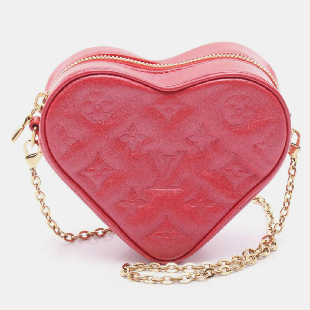 Louis Vuitton Loop Red Monogram Empreinte Leather Shoulder Bag