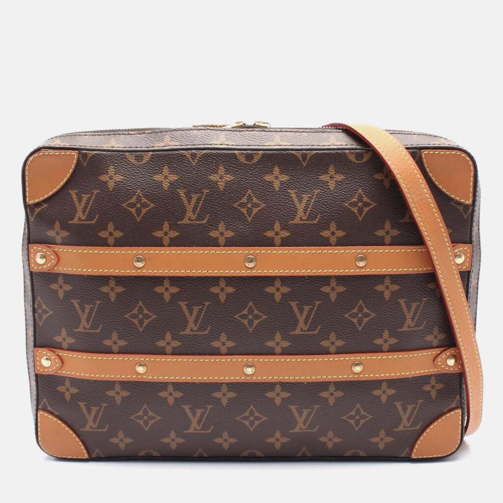 Louis Vuitton Soft Trunk PM Brown Monogram Canvas Messenger Bag Louis Vuitton Soft Trunk PM Brown Monogram Canvas Messenger Bag