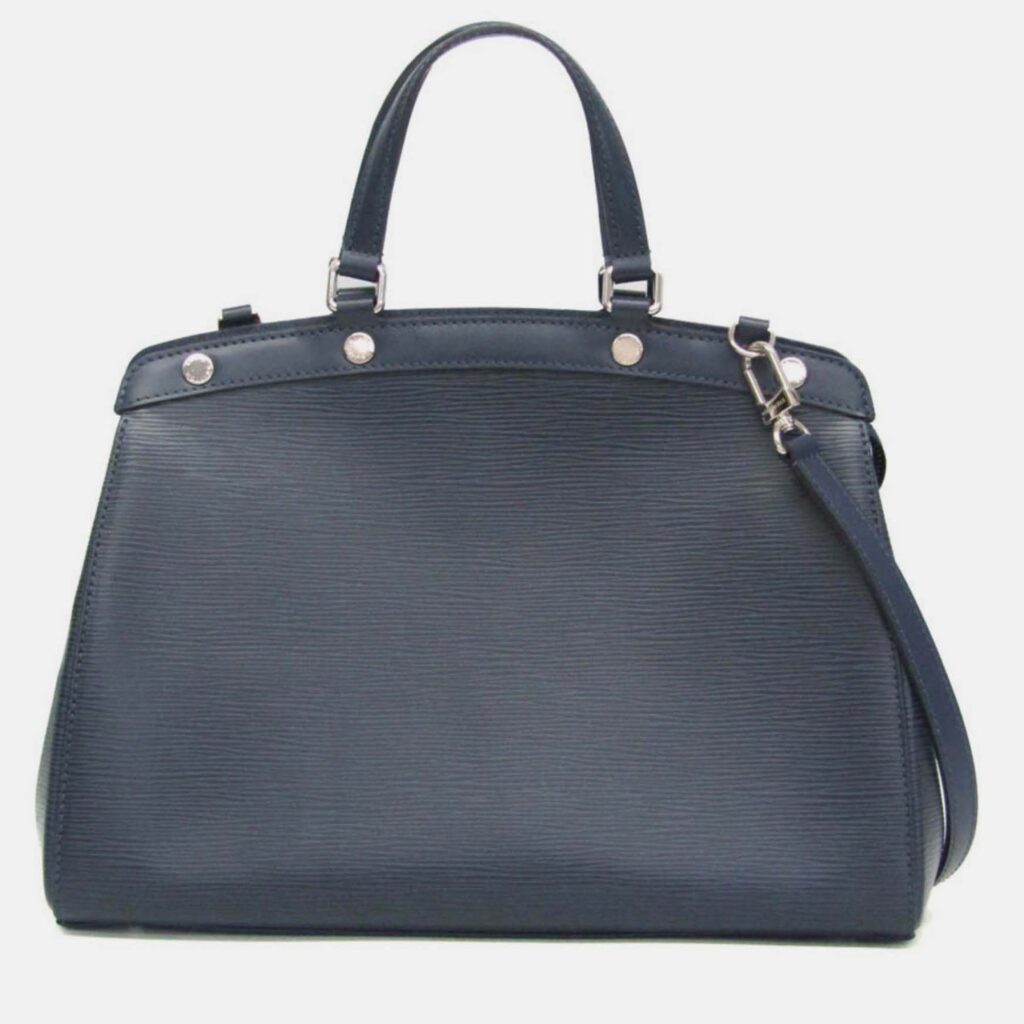 Louis Vuitton Blue Epi Brea MM Handbag Louis Vuitton Blue Epi Brea MM Handbag