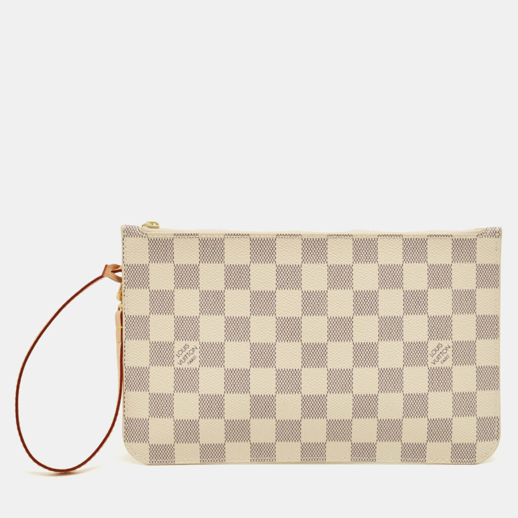 Louis Vuitton Damier Azur Canvas Neverfull Pouch Louis Vuitton Damier Azur Canvas Neverfull Pouch