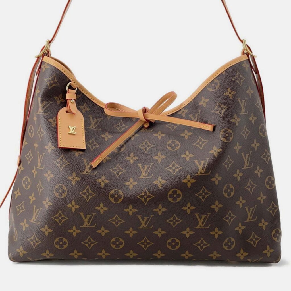 Louis Vuitton Brown Monogram Carryall NM MM Shoulder Bag Louis Vuitton Brown Monogram Carryall NM MM Shoulder Bag