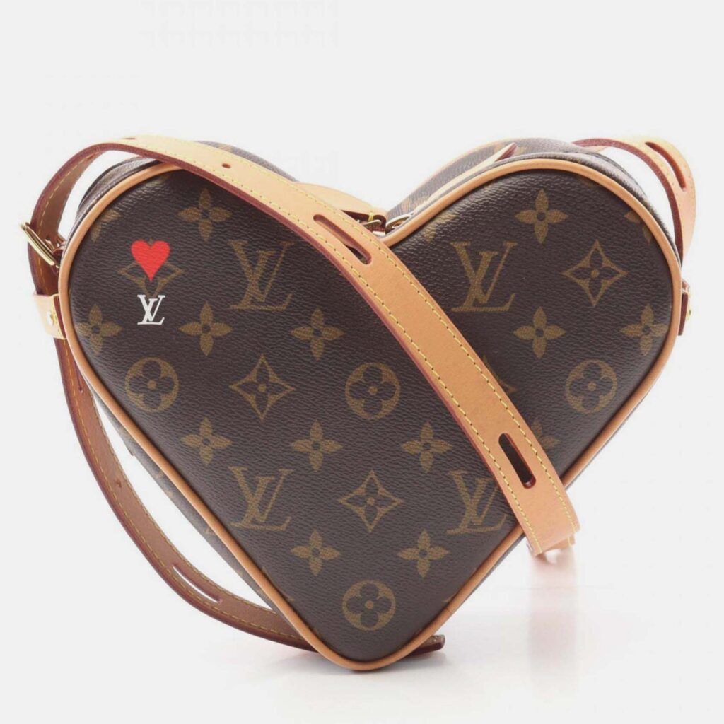 Louis Vuitton Sac Cool Shoulder Bag Coated Canvas And Leather Monogram Brown