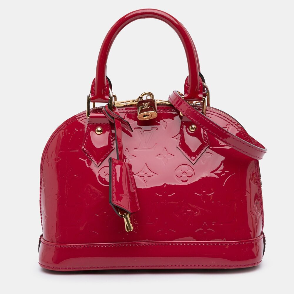 Louis Vuitton Pink Monogram Vernis Alma BB