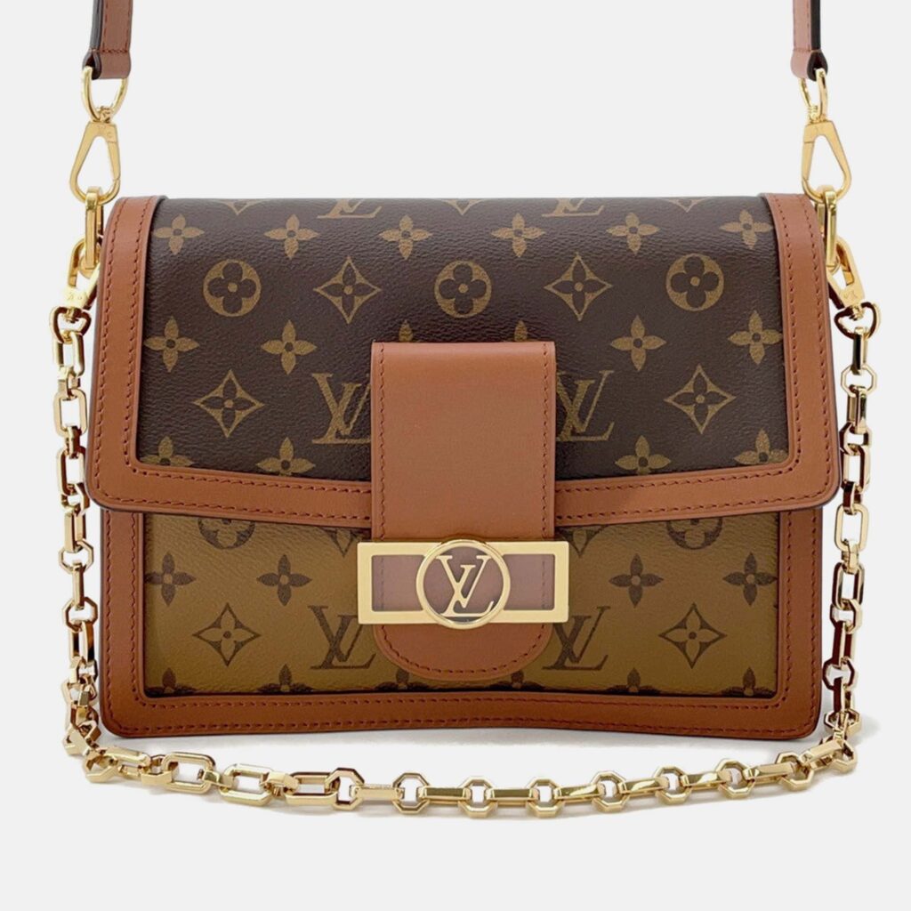Louis Vuitton Dauphine Noir Monogram Monogram Reverse Canvas Size MM Louis Vuitton Dauphine Noir Monogram Monogram Reverse Canvas Size MM