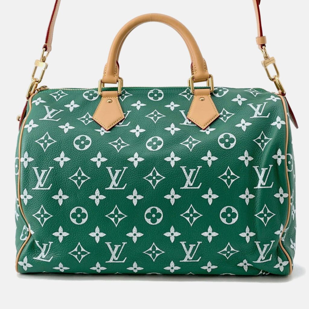 Louis Vuitton Speedy P9 Bandouliere Green/Vert Calf Leather Size 40 Louis Vuitton Speedy P9 Bandouliere Green/Vert Calf Leather Size 40