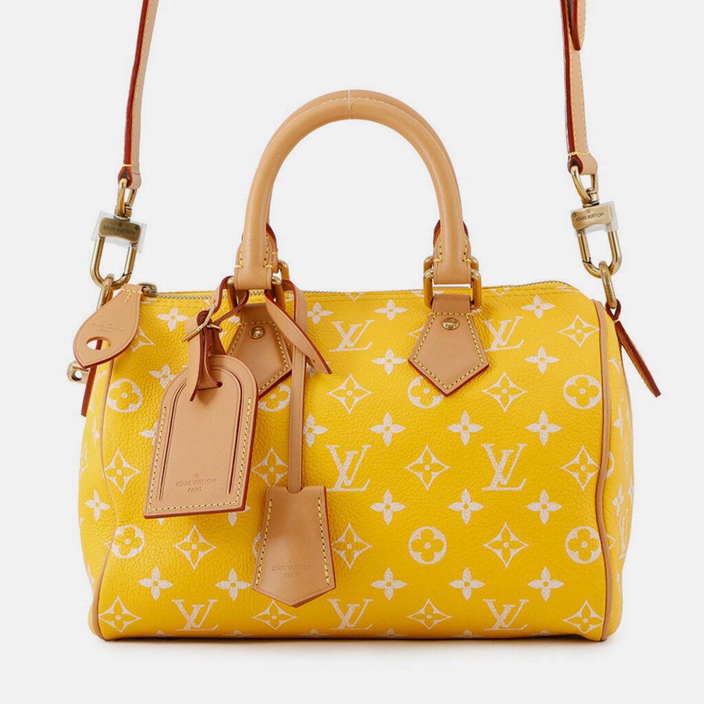Louis Vuitton Speedy P9 Bandouliere Jaunemat Monogram Size 25