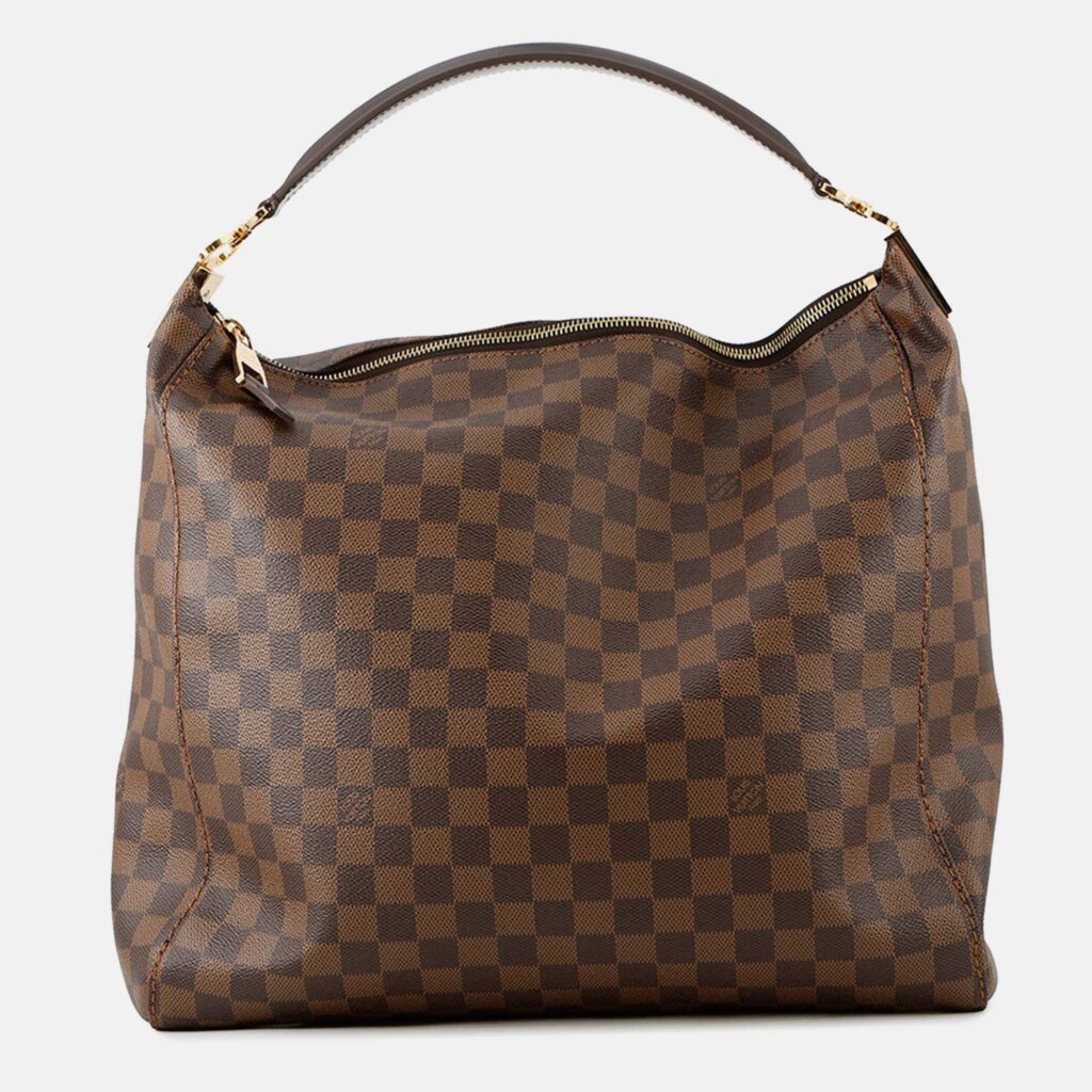 Louis Vuitton Portobello Brown Damier Ebene Canvas Size Gm Louis Vuitton Portobello Brown Damier Ebene Canvas Size Gm