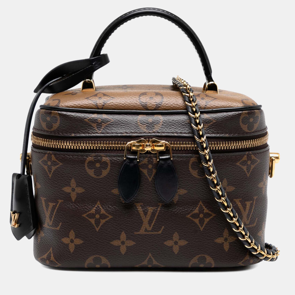 Louis Vuitton Brown Monogram Reverse Vanity PM