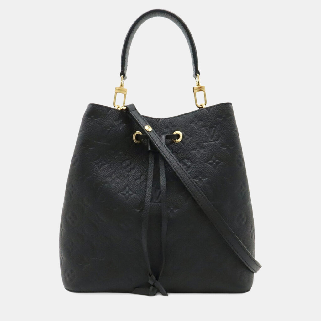 Louis Vuitton Monogram Empreinte Neonoe Shoulder Bag Noir Black Louis Vuitton Monogram Empreinte Neonoe Shoulder Bag Noir Black