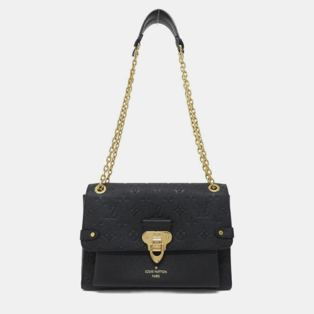 Louis Vuitton Black Monogram Empreinte Vavin PM Shoulder Bag
