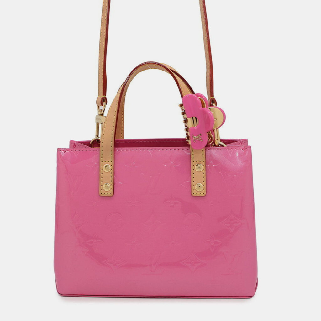 Louis Vuitton Pink Monogram Vernis Remix Reed PM Handbag Louis Vuitton Pink Monogram Vernis Remix Reed PM Handbag