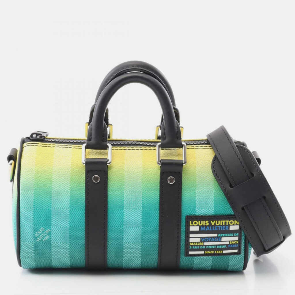 Louis Vuitton Keepall Xs Damier Stripes Multicolor Coated Canvas And Leather Handbag