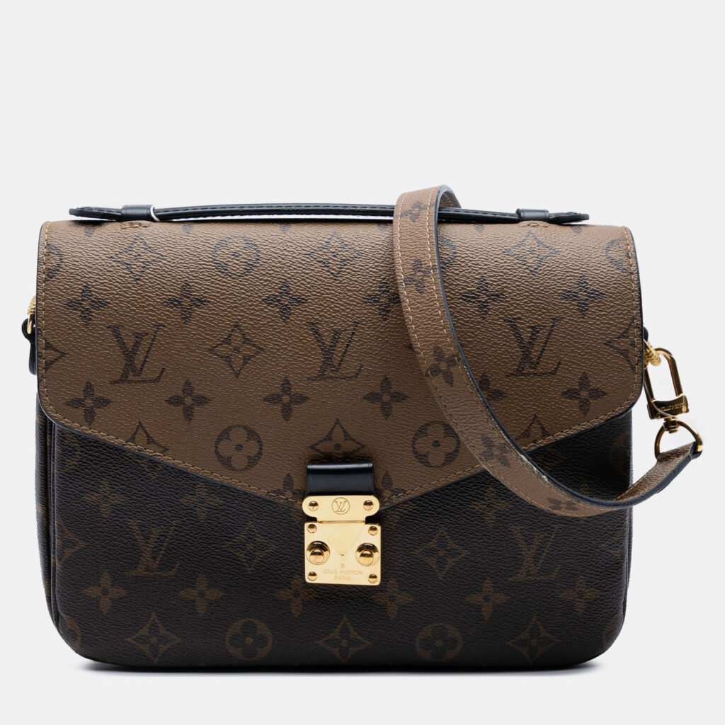 Louis Vuitton Brown Monogram Reverse Pochette Metis