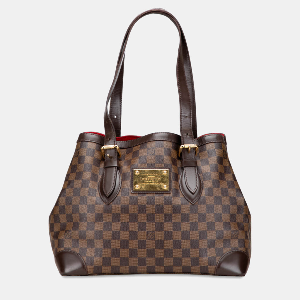 luxury-women-louis-vuitton-used-handbags-p1229121-012-1.jpg Louis Vuitton Brown Damier Ebene Hampstead MM