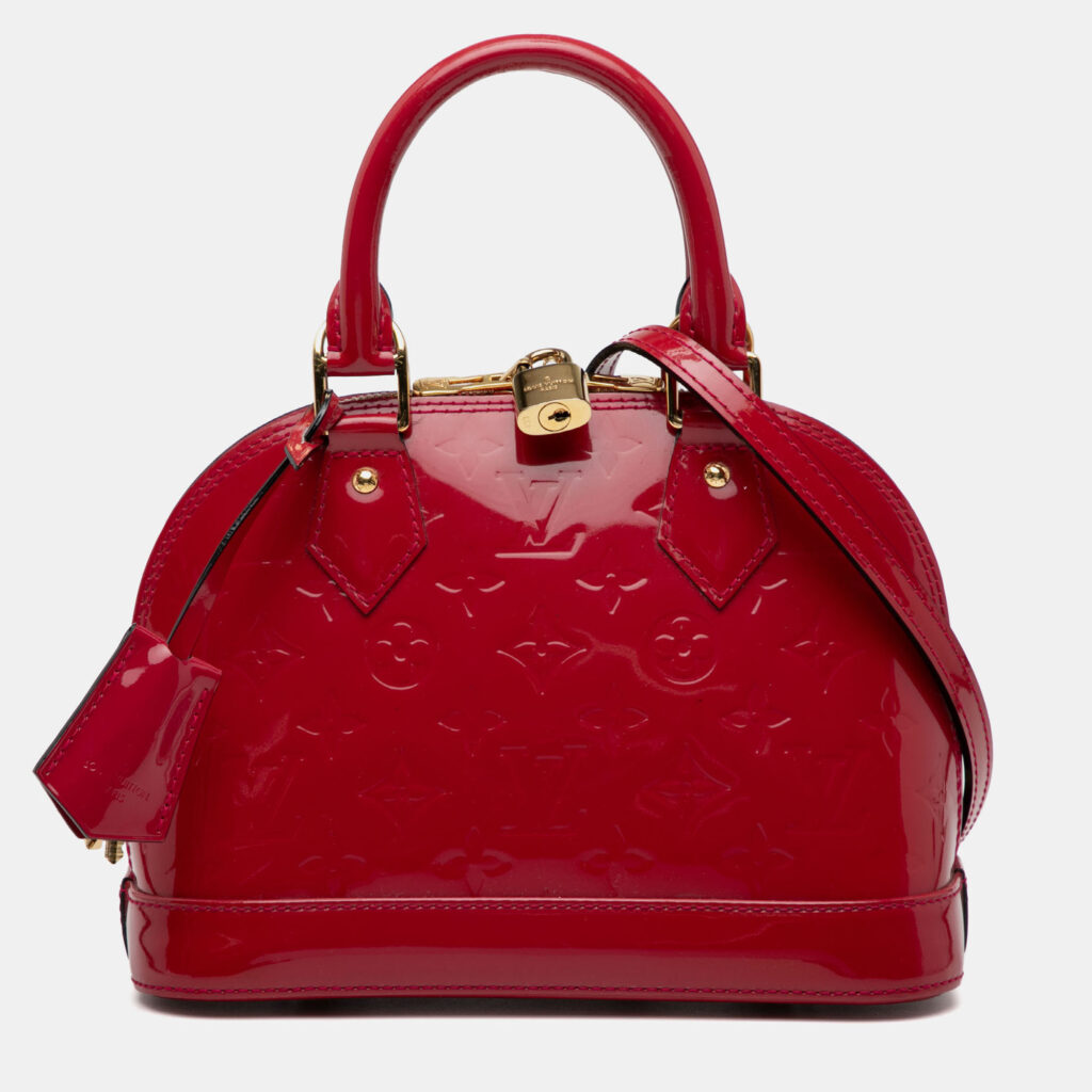 luxury-women-louis-vuitton-used-handbags-p1229337-006-1.jpg Louis Vuitton Red Monogram Vernis Alma BB