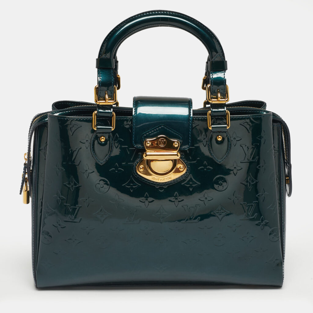 luxury-women-louis-vuitton-used-handbags-p1229359-013.jpg Louis Vuitton Blue Nuit Monogram Vernis Melrose Avenue Bag