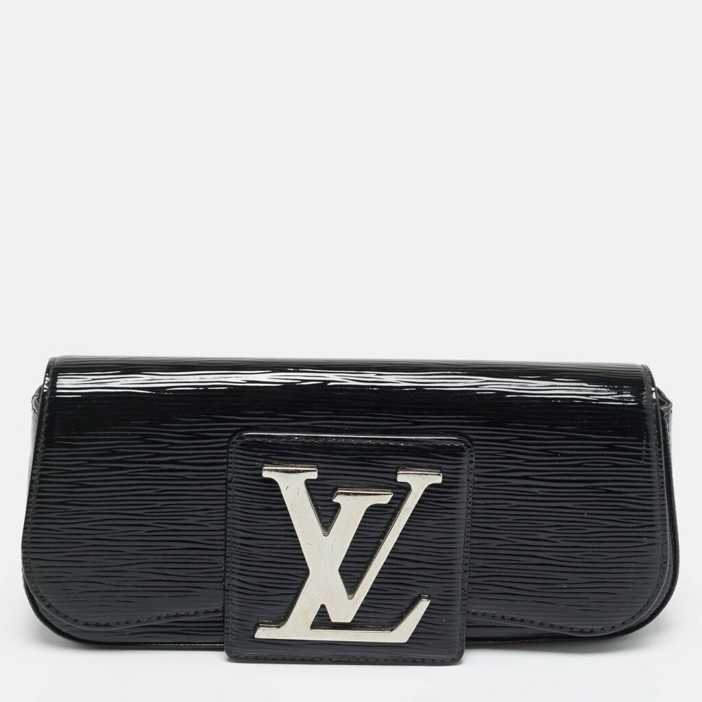 Louis Vuitton Black Electric Epi Leather Sobe Clutch Louis Vuitton Black Electric Epi Leather Sobe Clutch