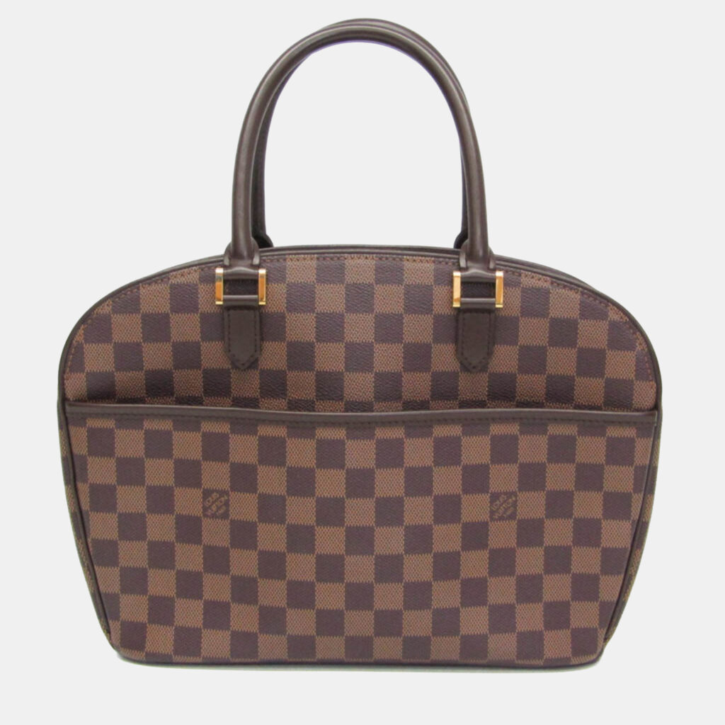 Louis Vuitton Sarria Horizontal Brown Damier Ebene Canvas Top Handle Bag Louis Vuitton Sarria Horizontal Brown Damier Ebene Canvas Top Handle Bag
