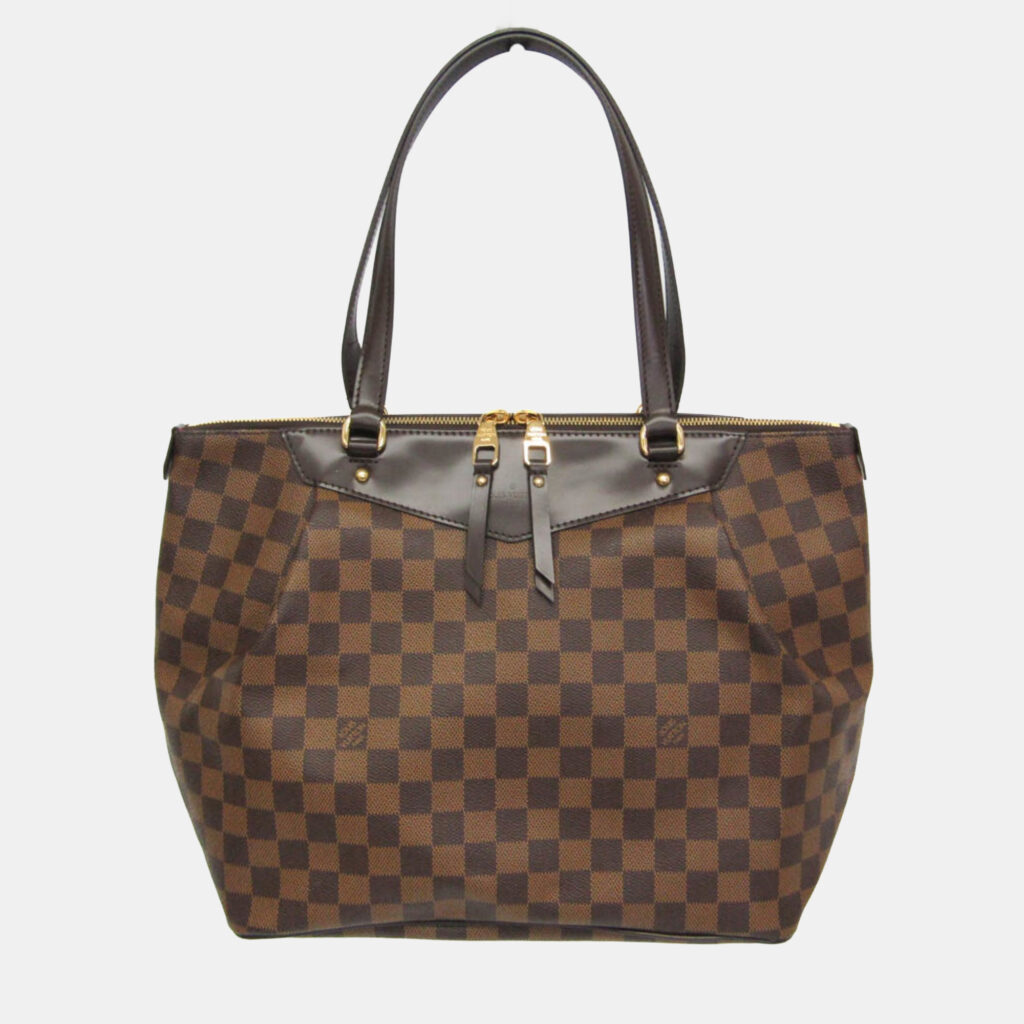 Louis Vuitton Westminster GM Brown Damier Ebene Canvas Tote Bag Louis Vuitton Westminster GM Brown Damier Ebene Canvas Tote Bag