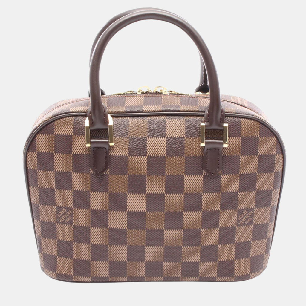 Louis Vuitton Sarria Mini Brown Damier Ebene Canvas Top Handle Bag Louis Vuitton Sarria Mini Brown Damier Ebene Canvas Top Handle Bag