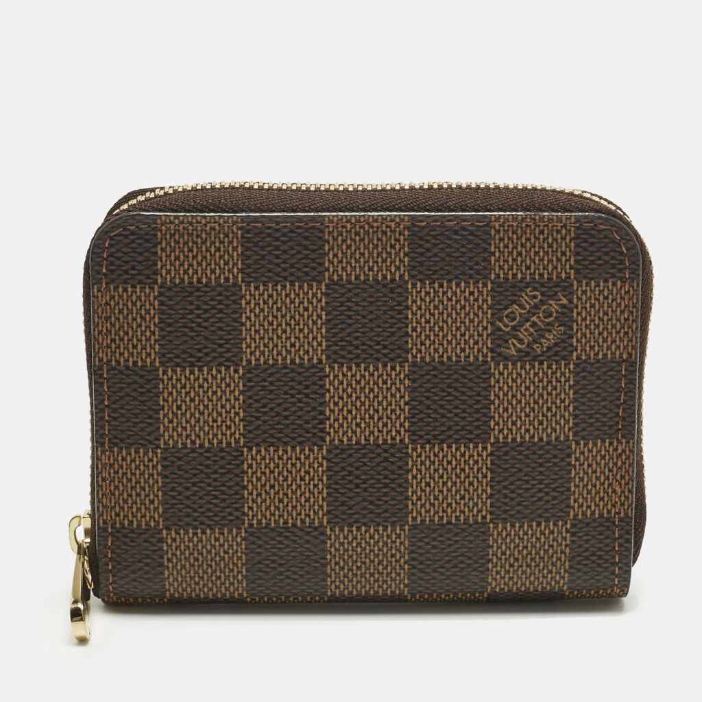 Louis Vuitton Damier Ebene Canvas Zippy Coin Purse Louis Vuitton Damier Ebene Canvas Zippy Coin Purse