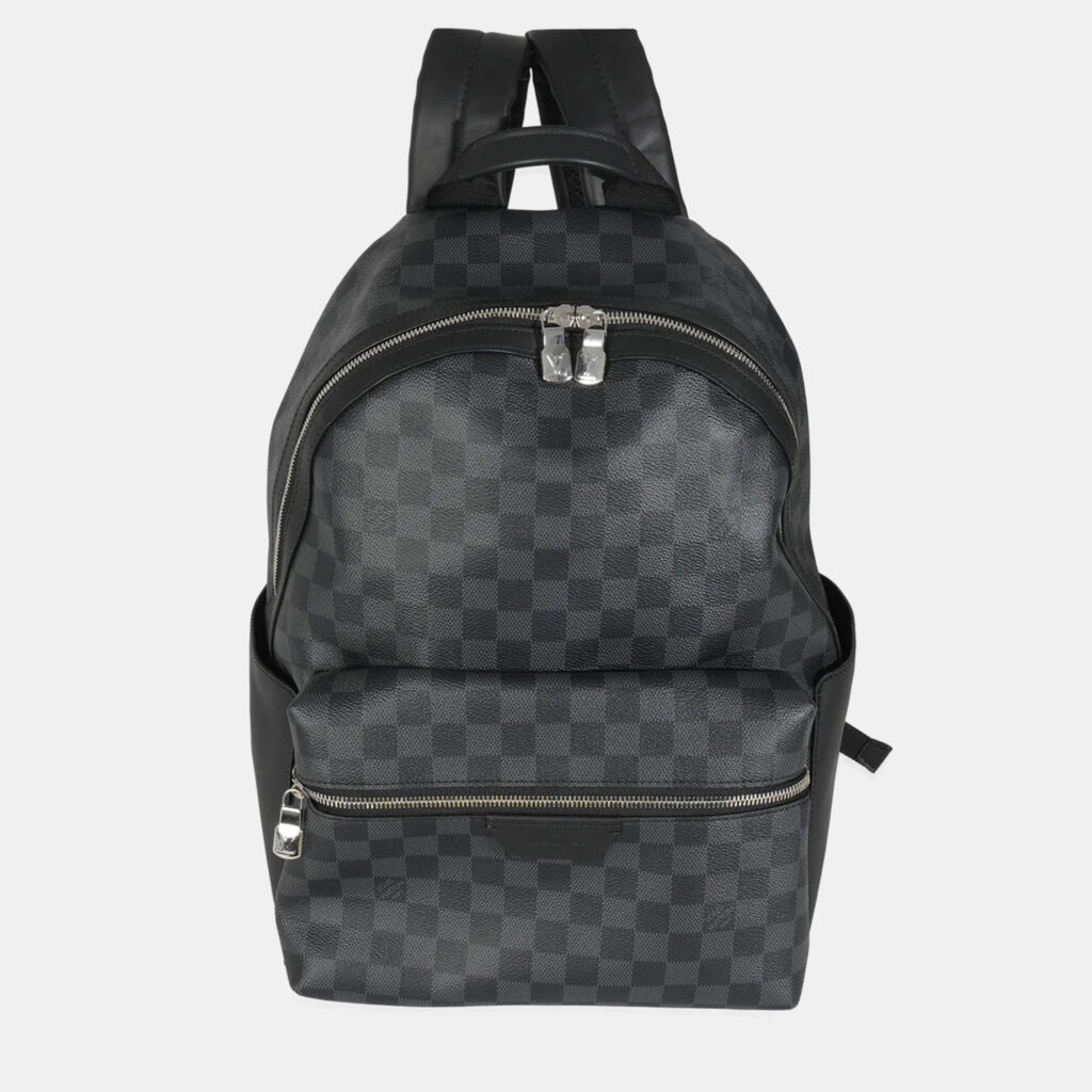 Louis Vuitton Discovery Damier Graphite PM Grey Canvas Backpack Louis Vuitton Discovery Damier Graphite PM Grey Canvas Backpack