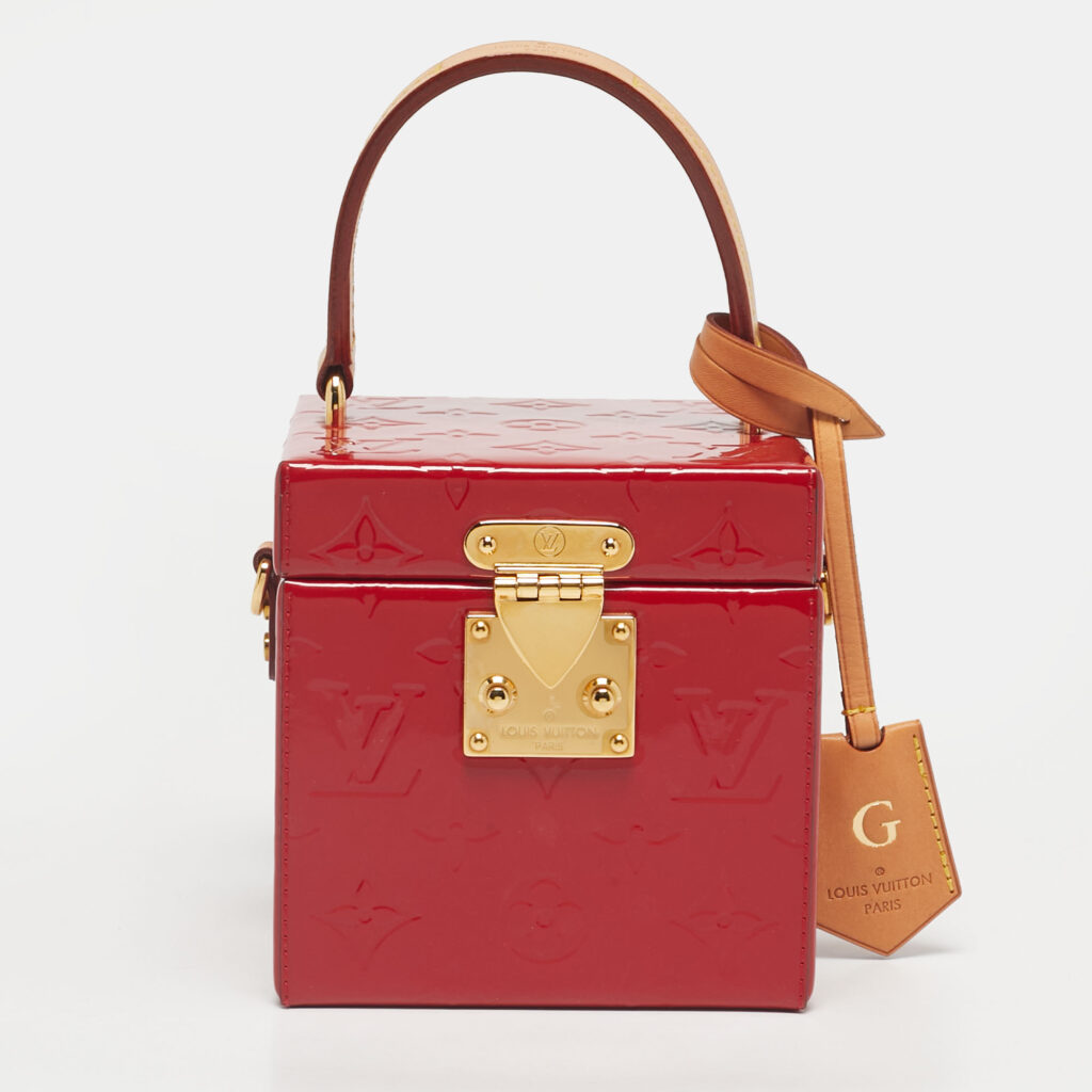 Louis Vuitton Cerise Monogram Vernis Bleecker Box Bag Louis Vuitton Cerise Monogram Vernis Bleecker Box Bag
