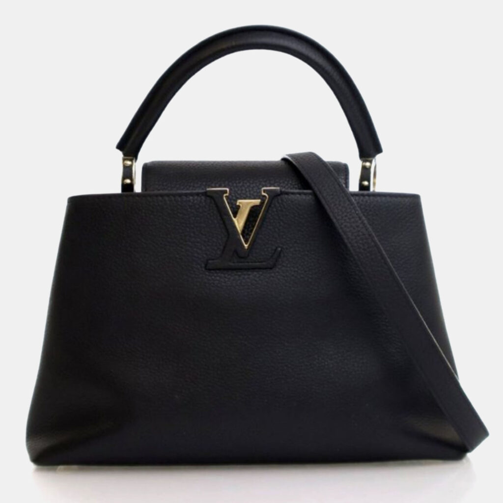 Louis Vuitton Capucines PM Calfskin Leather Top Handle Bag Louis Vuitton Capucines PM Calfskin Leather Top Handle Bag