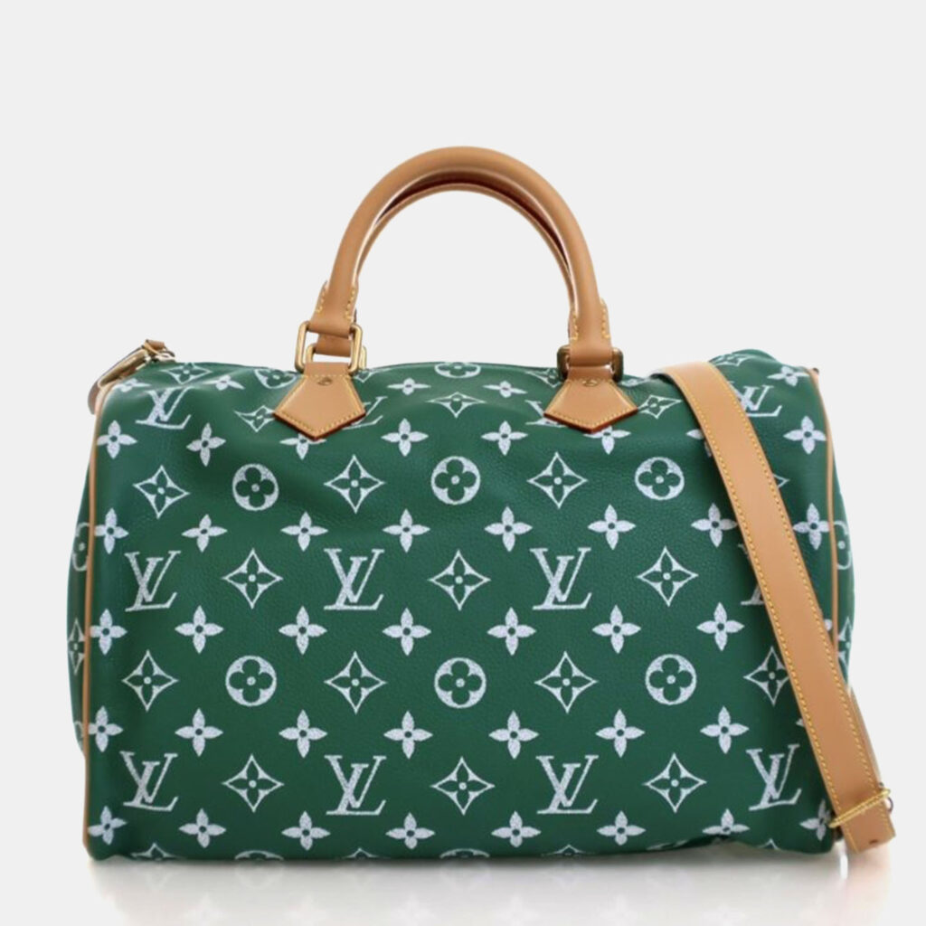 luxury-women-louis-vuitton-used-handbags-p1231582-002.jpeg Louis Vuitton Monogram Speedy P9 Bandouliere 40 Calfskin Leather Top Handle Bag