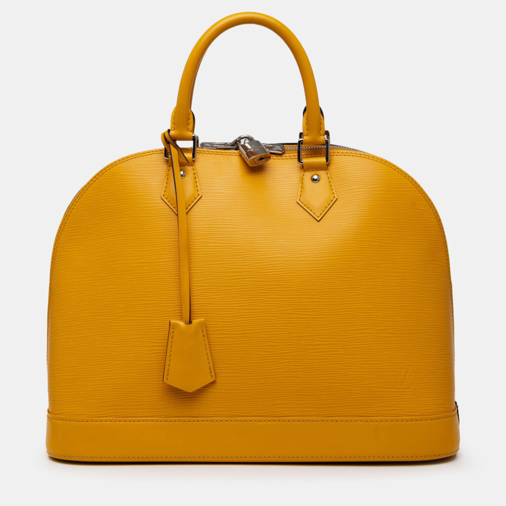 Louis Vuitton Alma MM Epi Leather Top Handle Bag Louis Vuitton Alma MM Epi Leather Top Handle Bag