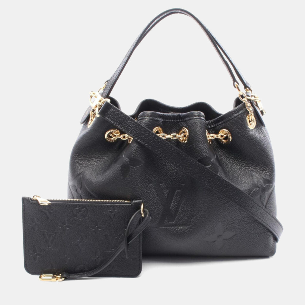 Louis Vuitton Monogram Empreinte Black Monogram Empreinte Leather Shoulder Bag Louis Vuitton Monogram Empreinte Black Monogram Empreinte Leather Shoulder Bag
