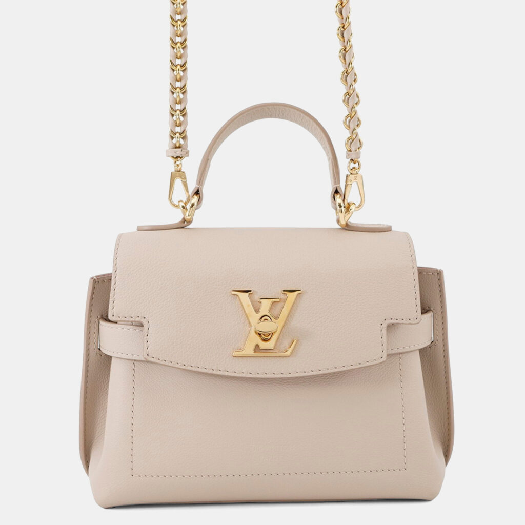 Louis Vuitton Lock Me Ever Mini Grained Calfskin Leather Shoulder Bag Louis Vuitton Lock Me Ever Mini Grained Calfskin Leather Shoulder Bag