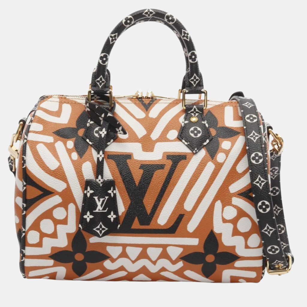 Louis Vuitton LV Crafty Speedy Bandouliere 25 Multicolor Monogram Giant Coated Canvas Top Handle Bag Louis Vuitton LV Crafty Speedy Bandouliere 25 Multicolor Monogram Giant Coated Canvas Top Handle Bag