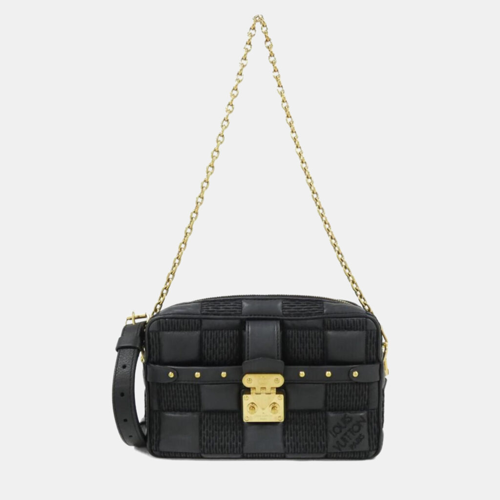 Louis Vuitton Damier Giant Troca PM Coated Canvas Shoulder Bag Louis Vuitton Damier Giant Troca PM Coated Canvas Shoulder Bag
