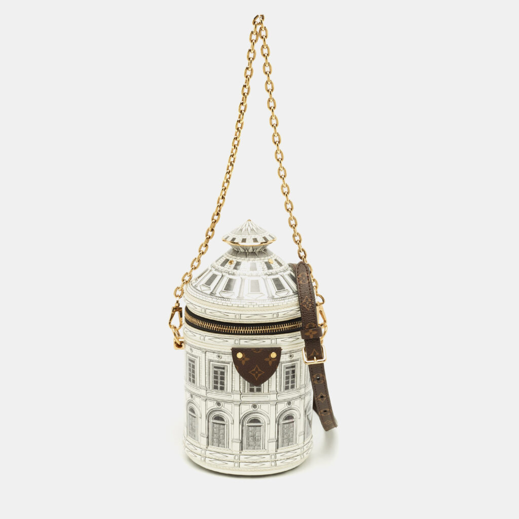 Louis Vuitton x Fornasetti Black/White Leather Architettura Cannes Bag Louis Vuitton x Fornasetti Black/White Leather Architettura Cannes Bag