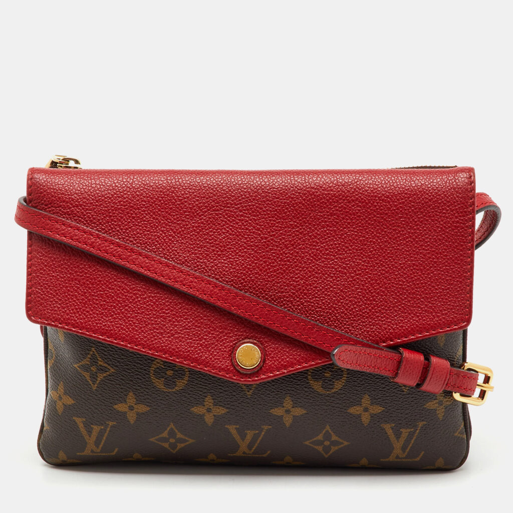 Louis Vuitton Cerise Monogram Canvas Twice Bag Louis Vuitton Cerise Monogram Canvas Twice Bag