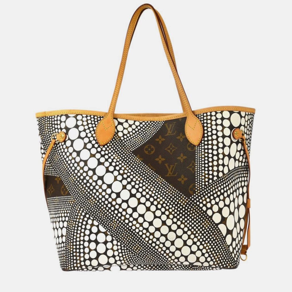 Louis Vuitton Neverfull Monogram Waves MM Brown Monogram Canvas Tote Bag Louis Vuitton Neverfull Monogram Waves MM Brown Monogram Canvas Tote Bag