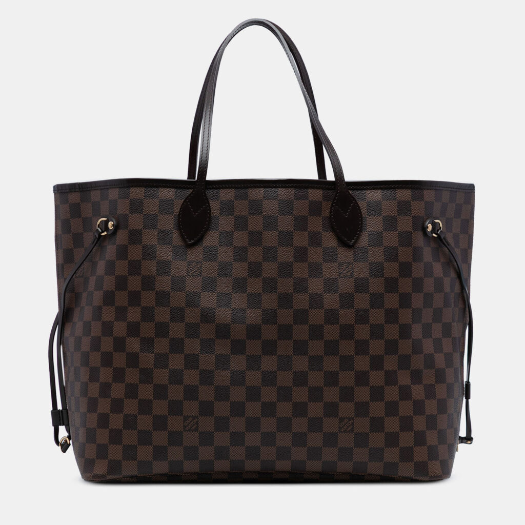 Louis Vuitton Neverfull GM Brown Damier Ebene Canvas Tote Bag Louis Vuitton Neverfull GM Brown Damier Ebene Canvas Tote Bag