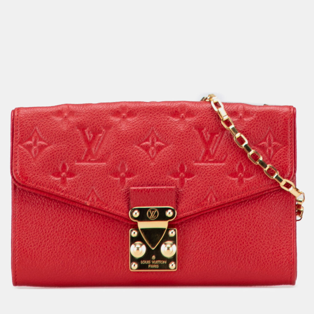 Louis Vuitton Saint Germain Monogram Empreinte Leather Pochette Bag