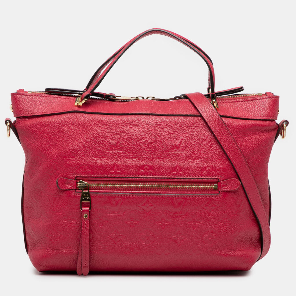 Louis Vuitton Bastille PM Monogram Empreinte Calfskin Leather Top Handle Bag Louis Vuitton Bastille PM Monogram Empreinte Calfskin Leather Top Handle Bag