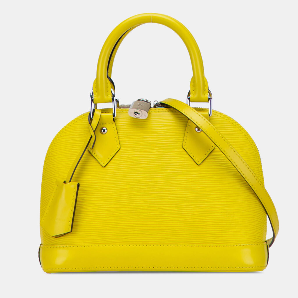 Louis Vuitton Alma BB Epi Leather Top Handle Bag